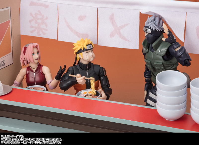S.H.Figuarts NARUTO-ナルト-疾風伝 一楽ラーメンセット