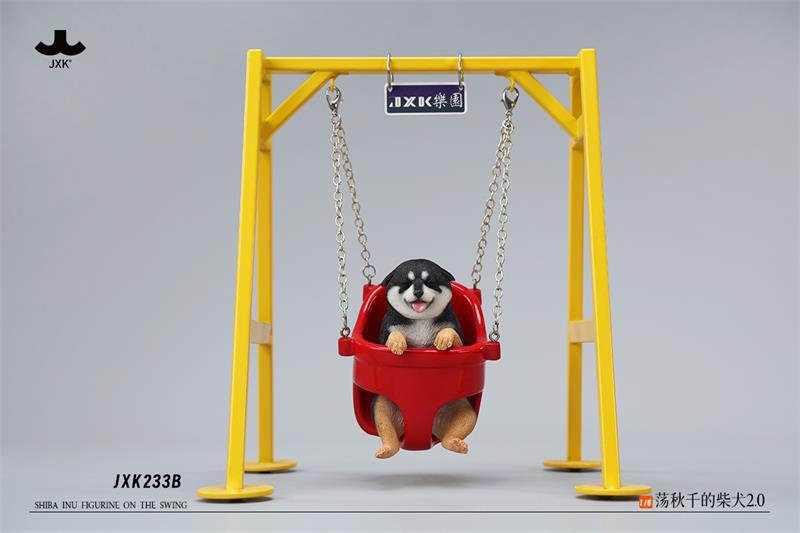 柴犬のブランコ遊び 2.0 B