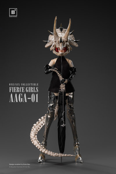 Beautiful Chemistry Fierce Girls Series BONE GIRL/ TRICERATOPS