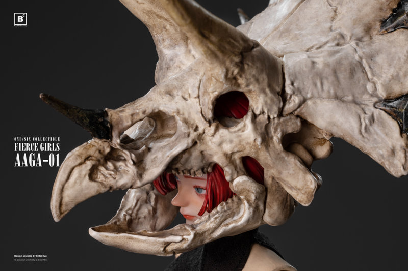 Beautiful Chemistry Fierce Girls Series BONE GIRL/ TRICERATOPS