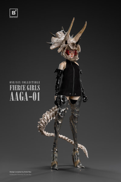 Beautiful Chemistry Fierce Girls Series BONE GIRL/ TRICERATOPS