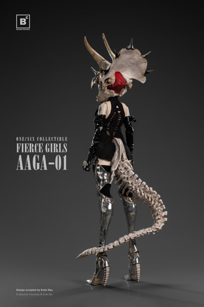 Beautiful Chemistry Fierce Girls Series BONE GIRL/ TRICERATOPS