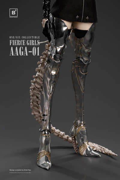 Beautiful Chemistry Fierce Girls Series BONE GIRL/ TRICERATOPS
