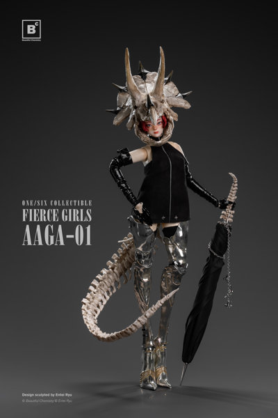 Beautiful Chemistry Fierce Girls Series BONE GIRL/ TRICERATOPS