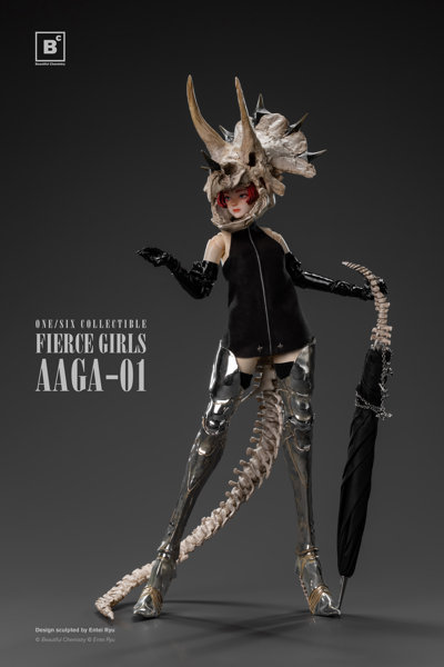 Beautiful Chemistry Fierce Girls Series BONE GIRL/ TRICERATOPS