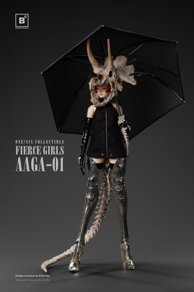 Beautiful Chemistry Fierce Girls Series BONE GIRL/ TRICERATOPS