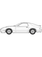 【10%ポイント還元中】HC-7 1/24 ハイソカーシリーズ No.7 サバンナ RX-7 FC3S後期型（ハイソカーバージョン）