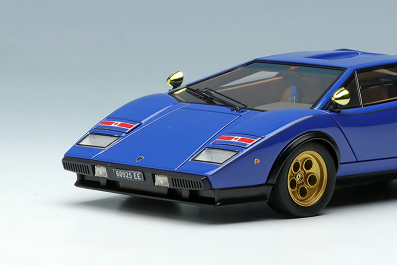 ランボルギーニ カウンタック LP500S ウォルター・ウルフ 2nd Ch.1120202 1976 ブルー elf ステッカーなし ランボルギーニ カウンタック LP500S ウォルター・ウルフ 2nd Ch.1120202 1976 ブルー elf ステッカーなし