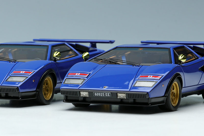 ランボルギーニ カウンタック LP500S ウォルター・ウルフ 2nd Ch.1120202 1976 ブルー elf ステッカーなし ランボルギーニ カウンタック LP500S ウォルター・ウルフ 2nd Ch.1120202 1976 ブルー elf ステッカーなし