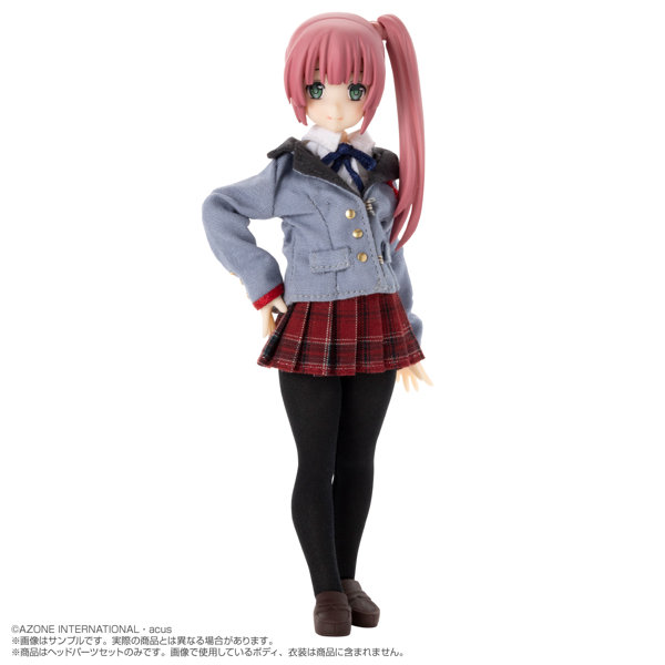 カスタムリリィ TYPE-A ヘッドパーツセット（紅藤色）