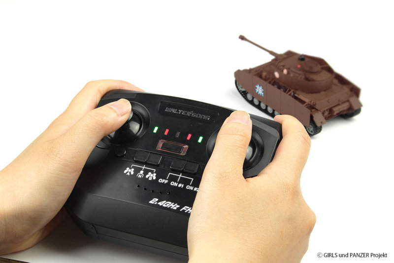 ガールズ＆パンツァー 1/64 RCバトル戦車道シリーズ IV号戦車H型（D