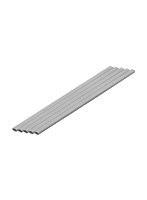 OM-422 プラ=材料【グレー】 細長丸パイプ 4x8mm 5本入