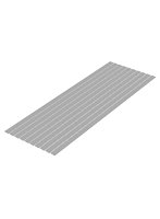 OM-478 プラ=材料【グレー】 細切り板 0.5 x 8.0 mm 10本入