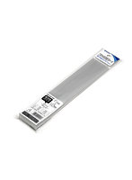 OM-444 プラ=材料【グレー】 長方形パイプ 6x12mm 4本入