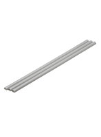 OM-456 プラ=材料【グレー】 ハーフパイプ 4x8mm 3本入