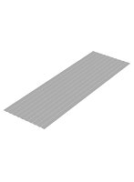 OM-468 プラ=材料【グレー】 細切り板 0.3 x 8.0 mm 10本入