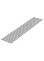 OM-484 プラ=材料【グレー】 細切り板 1.0 x 4.0 mm 10本入