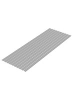 OM-488 プラ=材料【グレー】 細切り板 1.0 x 8.0 mm 10本入