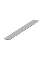 OM-421 プラ=材料【グレー】 細長丸パイプ 3x6mm 5本入
