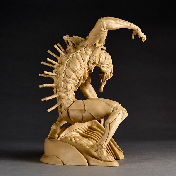 ARTPLA SCULPTURE WORKS エヴァンゲリオン2号機獣化第2形態ザ・ビースト ‘ジオフロント血戦’ ベージュカラーVer.