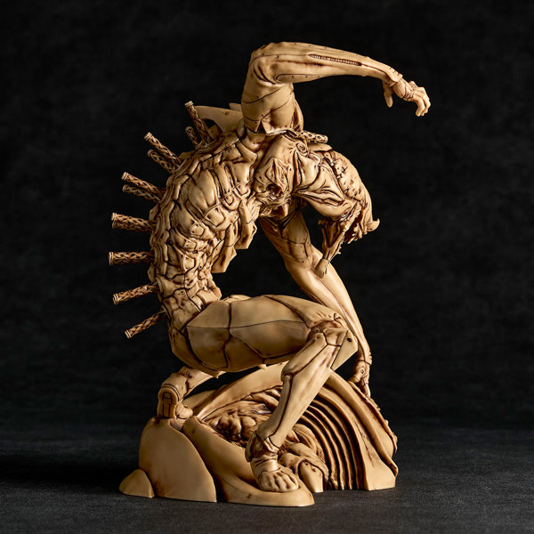 ARTPLA SCULPTURE WORKS エヴァンゲリオン2号機獣化第2形態ザ・ビースト ‘ジオフロント血戦’ ベージュカラーVer.