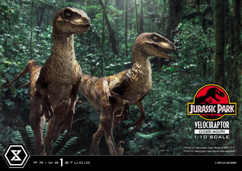 プライムコレクタブルフィギュア ジュラシック・パークヴェロキラプトル クローズマウス