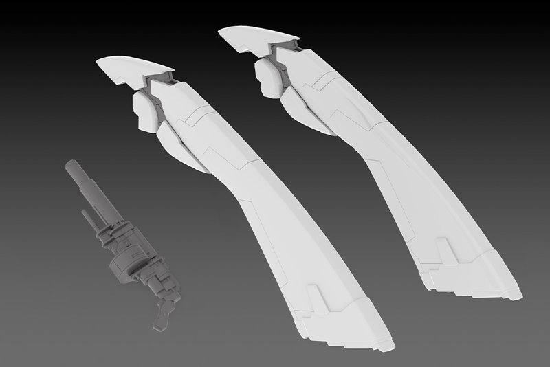 X-4＋（PD-802） 装甲歩兵用 武装セット1［エンジェルウイング＆M51グレネード］