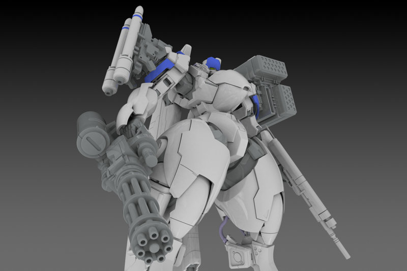 X-4＋（PD-802） 装甲歩兵用 武装セット3 ［武装取り付け用肩パーツ＆DRu35 MLC＆R25ロケット＆M7Aガトリング砲］