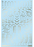 1/144 GM ラインデカール No.12「メカニクスフォーム」ゴールド