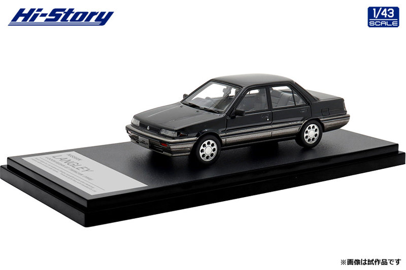 日産 ラングレー 4 DOOR SEDAN GT TWINCAM 1988 ブラック/グレーメタリック