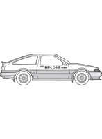 ISD-001 1/24 頭文字Dシリーズ No.001 トレノ前期型1600GT APEXAE86藤原拓海