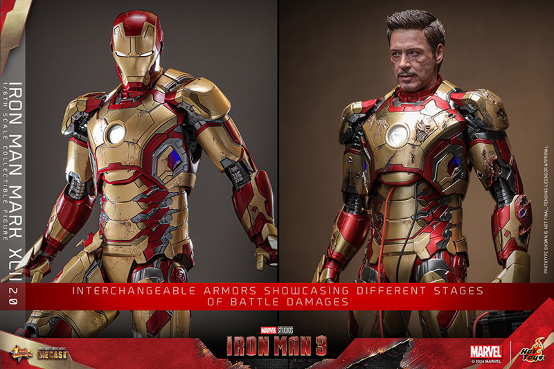 【ムービー・マスターピース DIECAST】 『アイアンマン3』1/6スケールフィギュア アイアンマン・マーク42（2.0版）