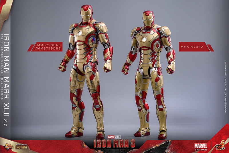 【ムービー・マスターピース DIECAST】 『アイアンマン3』1/6スケールフィギュア アイアンマン・マーク42（2.0版）