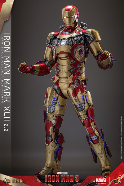 【ムービー・マスターピース DIECAST】 『アイアンマン3』1/6スケールフィギュア アイアンマン・マーク42（2.0版）