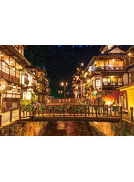 夜の銀山温泉