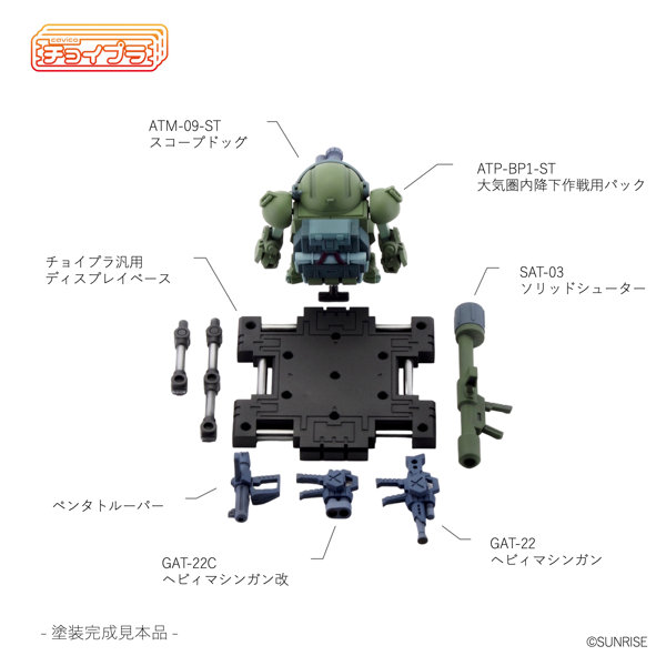 チョイプラ スコープドッグ パラシュートザック装備型