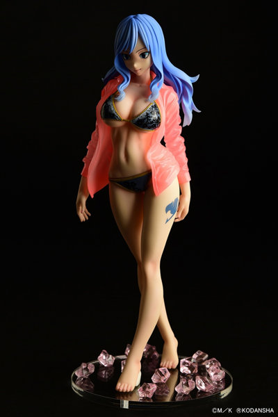 ジュビア・ロクサーGravure_Style FAIRY TAIL 『黒ビキニ！！』濡れ透けワイシャツSP