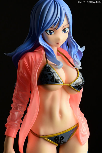 ジュビア・ロクサーGravure_Style FAIRY TAIL 『黒ビキニ！！』濡れ透けワイシャツSP