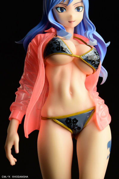 ジュビア・ロクサーGravure_Style FAIRY TAIL 『黒ビキニ！！』濡れ透けワイシャツSP