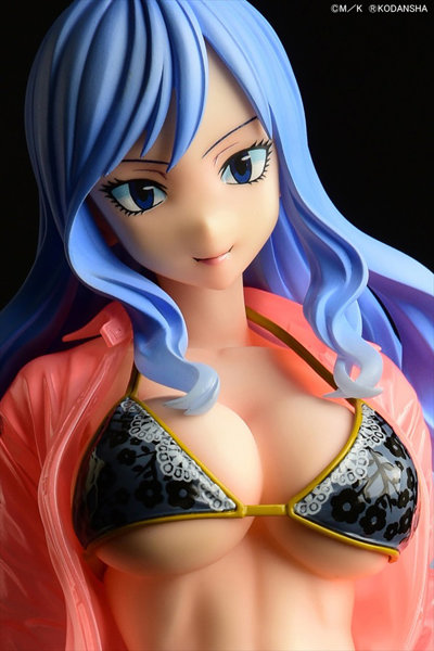 ジュビア・ロクサーGravure_Style FAIRY TAIL 『黒ビキニ！！』濡れ透けワイシャツSP