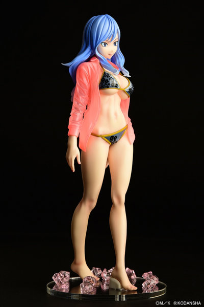 ジュビア・ロクサーGravure_Style FAIRY TAIL 『黒ビキニ！！』濡れ透けワイシャツSP