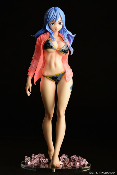ジュビア・ロクサーGravure_Style FAIRY TAIL 『黒ビキニ！！』濡れ透けワイシャツSP