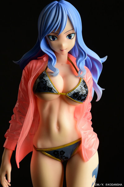 ジュビア・ロクサーGravure_Style FAIRY TAIL 『黒ビキニ！！』濡れ透けワイシャツSP