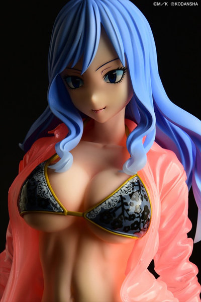 ジュビア・ロクサーGravure_Style FAIRY TAIL 『黒ビキニ！！』濡れ透けワイシャツSP