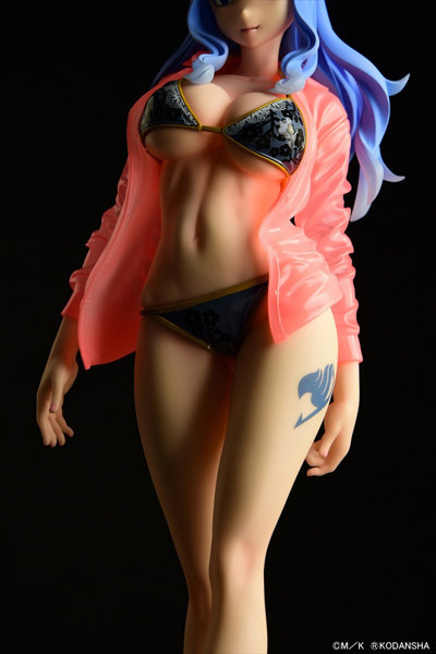ジュビア・ロクサーGravure_Style FAIRY TAIL 『黒ビキニ！！』濡れ透けワイシャツSP