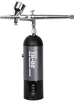 PROFIX 充電式エアブラシTR-02 PRO（スチールグレー）