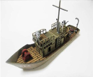 『ゴジラ-1.0』1/150「新生丸」ペーパークラフト＆木製キット