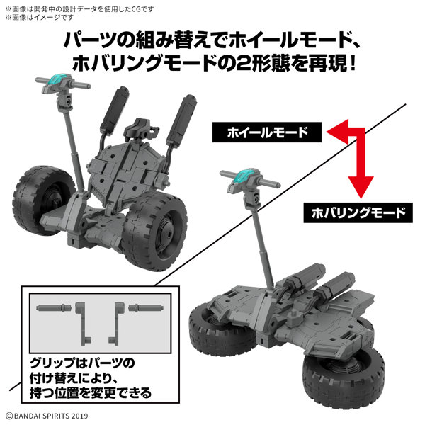 30MM 1/144 エグザビークル（ホイールモービルVer.）