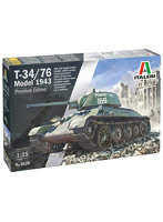 IT6570 1/35 WW.II ソビエト軍 T-34/76 1943年生産型 アルミ砲身/金属ワイヤー付属 プレミアムキット