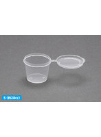 OF-036 フタ付きPP塗料カップ【S】